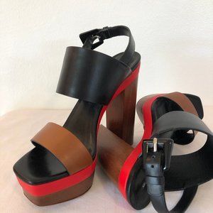 Michael Kors Designers Collection Platform Sandals